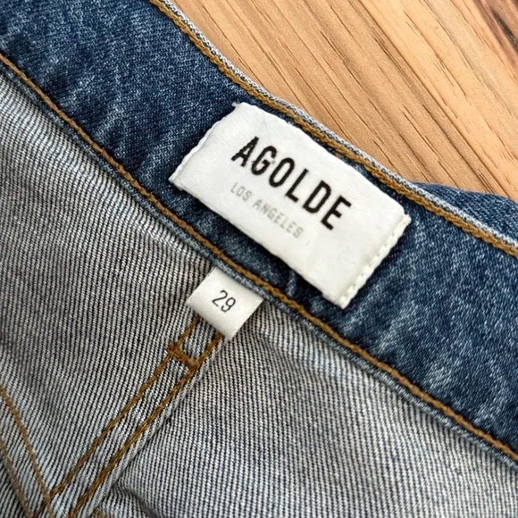 Agolde Blue Ankle & Cropped Jeans - Picture 3 of 9